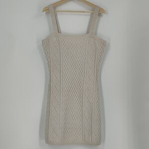 H&M | cable knit dress